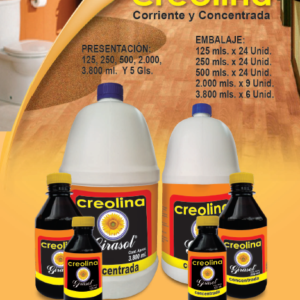 CREOLINA CONCENTRADA (Frasco x 500c.c.)